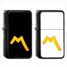 1282 Part Alternation Mark - (1pcs) Oil Windproof Black Emoji Emoticon Lighters