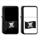 1373 Pirate Flag - (1pcs) Oil Windproof Black Emoji Emoticon Lighters