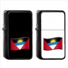 1378 Flag For Antigua Barbuda - (1pcs) Oil Windproof Black Emoji Emoticon Lighters