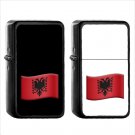 1380 Flag For Albania - (1pcs) Oil Windproof Black Emoji Emoticon Lighters