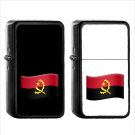 1382 Flag For Angola - (1pcs) Oil Windproof Black Emoji Emoticon Lighters