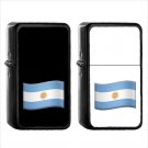 1384 Flag For Argentina - (1pcs) Oil Windproof Black Emoji Emoticon Lighters