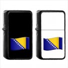 1391 Flag For Bosnia Herzegovina - (1pcs) Oil Windproof Black Emoji Emoticon Lighters