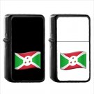1398 Flag For Burundi - (1pcs) Oil Windproof Black Emoji Emoticon Lighters