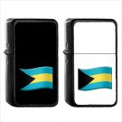 1406 Flag For Bahamas - (1pcs) Oil Windproof Black Emoji Emoticon Lighters