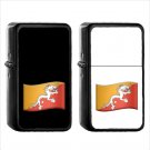 1407 Flag For Bhutan - (1pcs) Oil Windproof Black Emoji Emoticon Lighters
