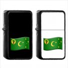 1413 Flag For Cocos Islands - (1pcs) Oil Windproof Black Emoji Emoticon Lighters