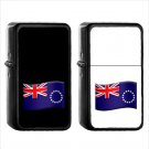 1419 Flag For Cook Islands - (1pcs) Oil Windproof Black Emoji Emoticon Lighters