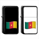 1421 Flag For Cameroon - (1pcs) Oil Windproof Black Emoji Emoticon Lighters