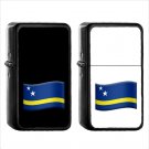 1428 Flag For Curacao - (1pcs) Oil Windproof Black Emoji Emoticon Lighters