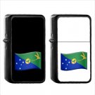 1429 Flag For Christmas Island - (1pcs) Oil Windproof Black Emoji Emoticon Lighters