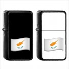 1430 Flag For Cyprus - (1pcs) Oil Windproof Black Emoji Emoticon Lighters