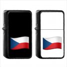 1431 Flag For Czech Republic - (1pcs) Oil Windproof Black Emoji Emoticon Lighters