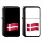 1435 Flag For Denmark - (1pcs) Oil Windproof Black Emoji Emoticon Lighters