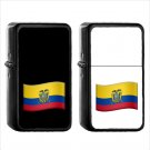 1440 Flag For Ecuador - (1pcs) Oil Windproof Black Emoji Emoticon Lighters