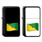 1458 Flag For French Guiana - (1pcs) Oil Windproof Black Emoji Emoticon Lighters