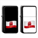 1461 Country National Flag For Gibraltar - (1pcs) Oil Windproof Black Emoji Emoticon Lighters