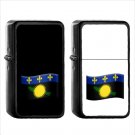 1465 Country National Flag For Guadeloupe - (1pcs) Oil Windproof Black Emoji Emoticon Lighters
