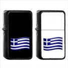 1467 Country National Flag For Greece - (1pcs) Oil Windproof Black Emoji Emoticon Lighters