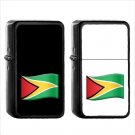 1472 Country National Flag For Guyana - (1pcs) Oil Windproof Black Emoji Emoticon Lighters