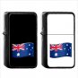Country National Flag Heard Mcdonald Islands (1pcs) Oil Windproof Black Emoji Emoticon Lighters