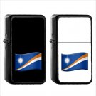 1522 Country National Flag For Marshall Islands - (1pcs) Oil Windproof Black Emoji Emoticon Lighters
