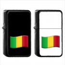 1524 Country National Flag For Mali - (1pcs) Oil Windproof Black Emoji Emoticon Lighters