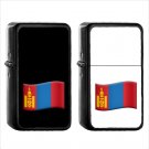 1526 Country National Flag For Mongolia - (1pcs) Oil Windproof Black Emoji Emoticon Lighters