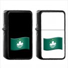1527 Country National Flag For Macau - (1pcs) Oil Windproof Black Emoji Emoticon Lighters