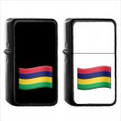 1533 Country National Flag For Mauritius - (1pcs) Oil Windproof Black Emoji Emoticon Lighters