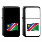 1539 Country National Flag For Namibia - (1pcs) Oil Windproof Black Emoji Emoticon Lighters