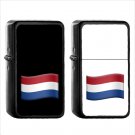 1545 Country National Flag For Netherlands - (1pcs) Oil Windproof Black Emoji Emoticon Lighters