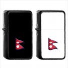 1547 Country National Flag For Nepal - (1pcs) Oil Windproof Black Emoji Emoticon Lighters