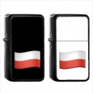1558 Country National Flag For Poland - (1pcs) Oil Windproof Black Emoji Emoticon Lighters