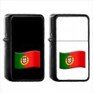 1563 Country National Flag For Portugal - (1pcs) Oil Windproof Black Emoji Emoticon Lighters