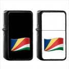 1574 Country National Flag For Seychelles - (1pcs) Oil Windproof Black Emoji Emoticon Lighters