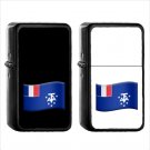 1596 Flag For French Southern Territories - (1pcs) Oil Windproof Black Emoji Emoticon Lighters