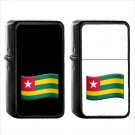 1597 Country National Flag For Togo - (1pcs) Oil Windproof Black Emoji Emoticon Lighters