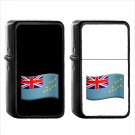 1607 Country National Flag For Tuvalu - (1pcs) Oil Windproof Black Emoji Emoticon Lighters