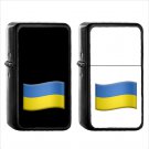 1610 Country National Flag For Ukraine - (1pcs) Oil Windproof Black Emoji Emoticon Lighters