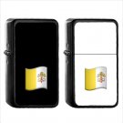 1617 Country National Flag For Vatican City - (1pcs) Oil Windproof Black Emoji Emoticon Lighters
