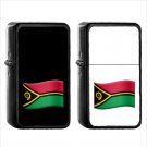 1623 Country National Flag For Vanuatu - (1pcs) Oil Windproof Black Emoji Emoticon Lighters
