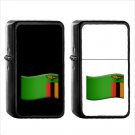 1630 Country National Flag For Zambia - (1pcs) Oil Windproof Black Emoji Emoticon Lighters