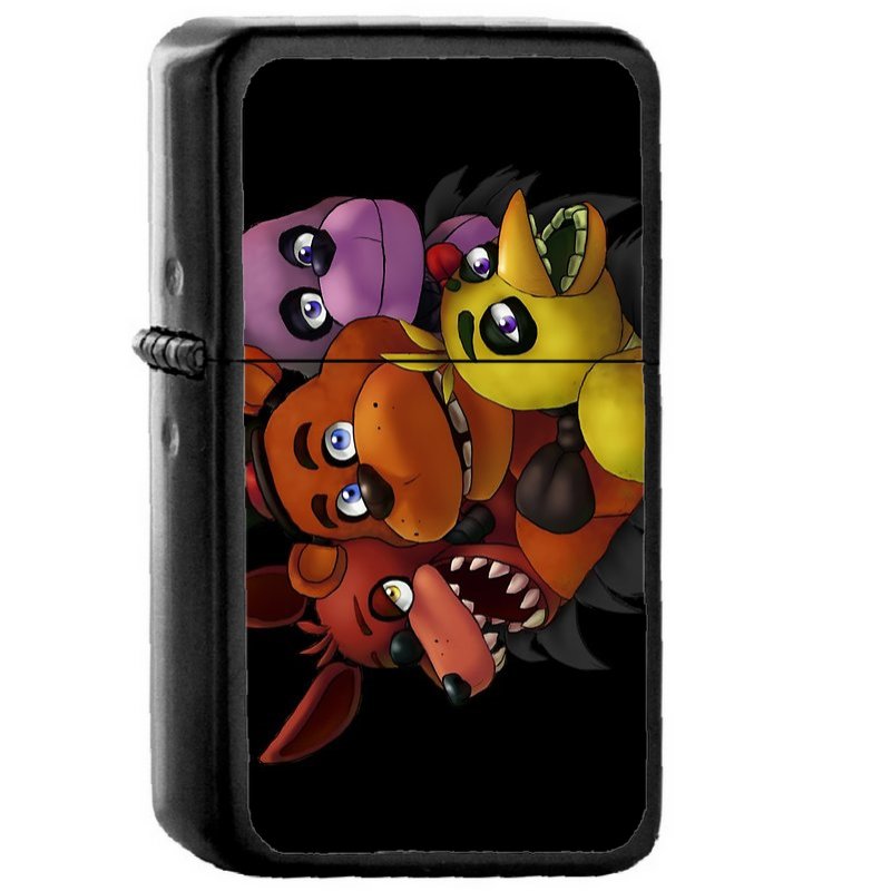 1 Five Nights At Freddys FNAF 5NAF Oil Windproof Lighters Briquet Encendedor