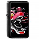 Five Night At Freddys 4 Nightmare Foxy - Oil Windproof Flip Top Black Lighters Briquet Encendedor E