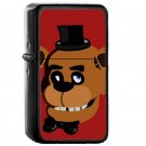 Five Nights At Freddys Freddy Fazbear - Oil Windproof Flip Top Black Lighters Briquet Encendedor E