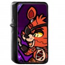 Foxy Five Nights At Freddy - Oil Windproof Flip Top Black Lighters Briquet Encendedor E