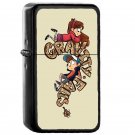 0 Gravity Falls Question Mark Bill Cipher Oil Windproof Lighters Briquet Encendedor