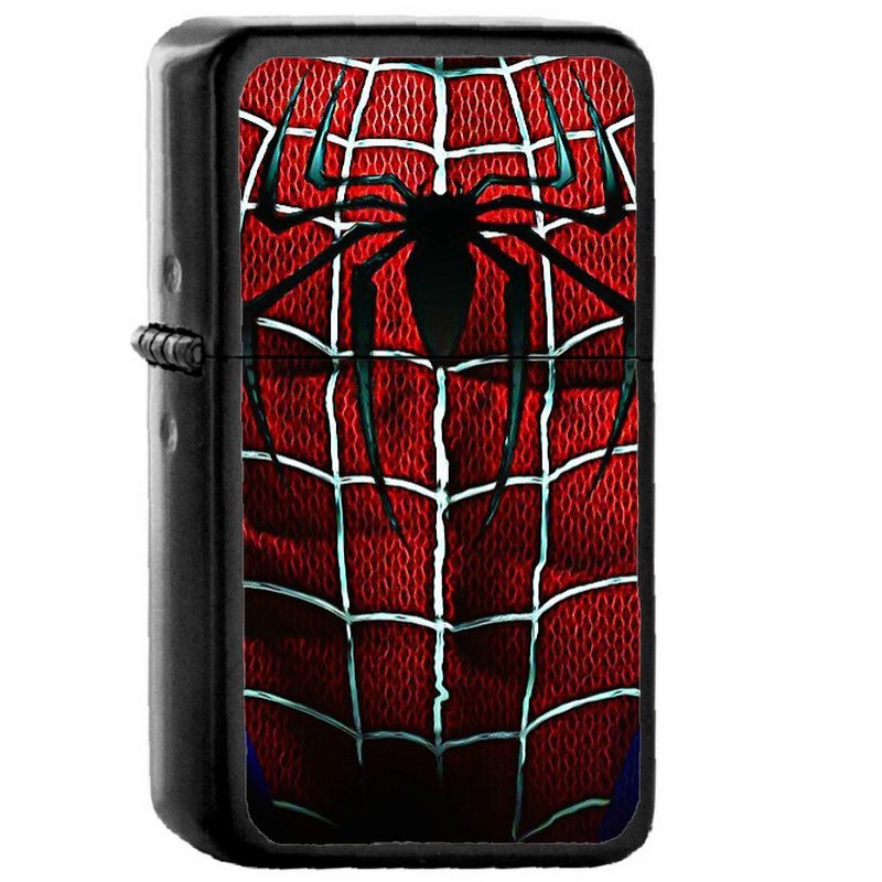 0 Spiderman Costume Marvel Oil Windproof Lighters Briquet Encendedor