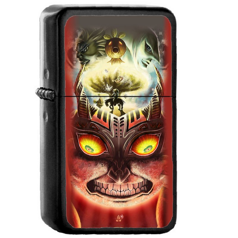 1 Majoras Mask Oil Windproof Lighters Briquet Encendedor